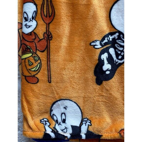 Casper the Friendly Ghost & Wendy Blanket Throw 50x70” Halloween Costumes NEW - Picture 10 of 16